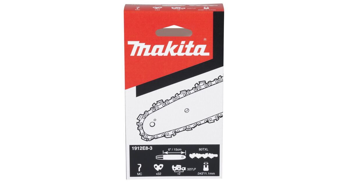 Catena Potatore Makita 1912E8-3 - 80TXL, 1.1mm, 32 Maglie, Per Modello DUC150 - Foto 3
