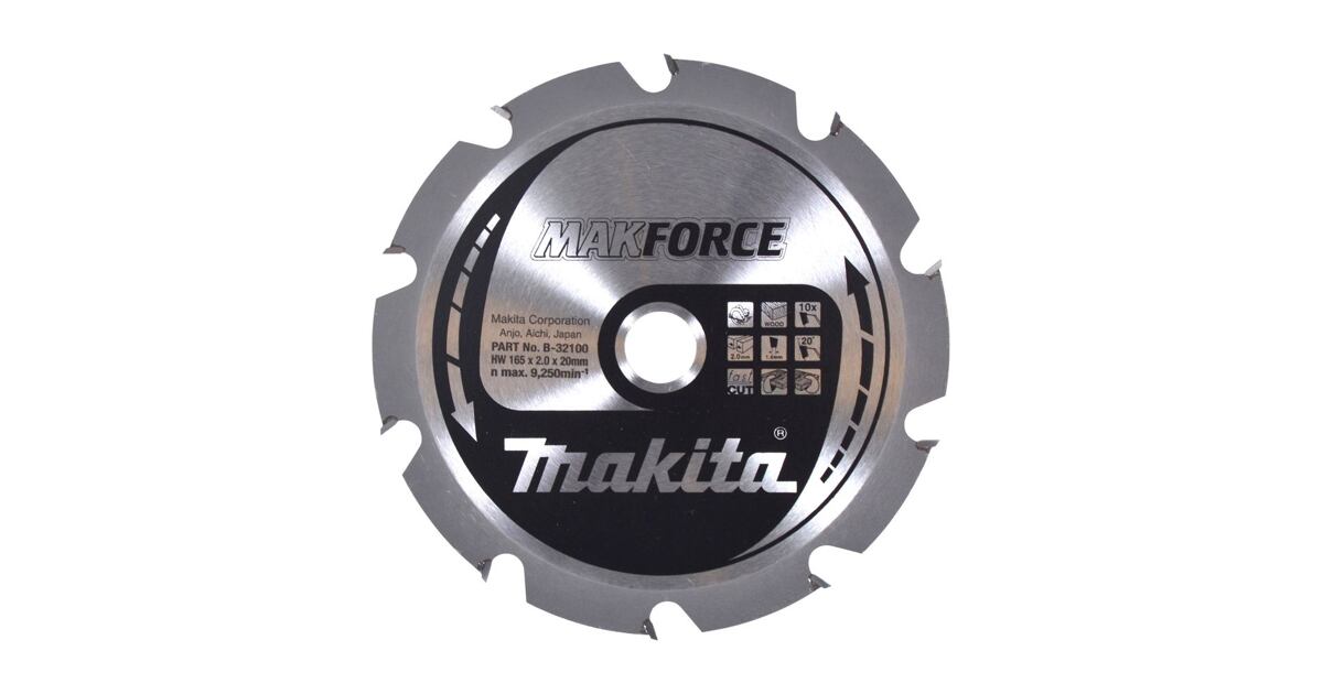 MAKITA B 32100 Pilov Kotou 165mm 20mm MAKFORCE 10Z old B 08159 makita-b-32100-pilov-kotou-165mm-20mm-makforce-10z-old-b-08159
