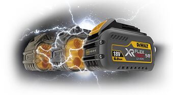 DeWalt XR FlexVolt - napětí 18V i 54V v jednom akumulátoru
