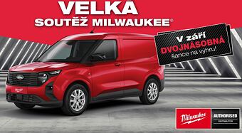 Speciální akce Milwaukee - v září dvojnásobná šance na výhru