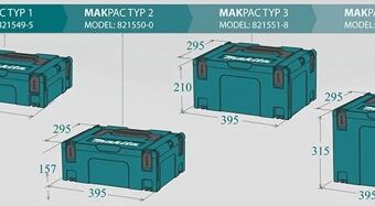 Makita - vložky pro systainery