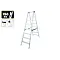 KRAUSE schůdky Al 8 oboustranné 170cm, nosnost 150kg 10.66-2-08-OB