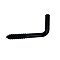skoba s vrutem 30*12mm ČERNÁ Black Line (10ks) 7347