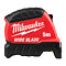 MILWAUKEE 4932499203 svinovací metr 5m-35, WIDE Blade gen. 2, 35mm šířka, nárazuvzdorný