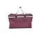 košík nákupní skládací TERMO 46*27*23 cm, Al + polyester, červený, 883005