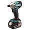 MAKITA DTD156RTJ aku rázový utahovák LXT 18V/2*5Ah, 155Nm, upnutí šestihran 1/4", MAKPAC