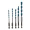 MAKITA E-25432 sada vrtáků TCT se stopkou 1/4" multimateriál 4-10mm, 5ks