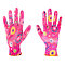 EXTOL Lady rukavice zahradní polyester, vel. 8, máčené v nitrilu, 8856674