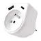 EMOS zásuvka rozbočovací 1*, 1*USB-A+1*USB-C, P0074