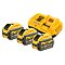 DeWALT DCB118X3 sada 3 baterií DCB547 FLEXVOLT 54V/3Ah, 18V/9Ah + nabíječka DCB118