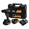 DeWalt DCD86MP2T aku příklepová vrtačka 18V/2*5Ah, 90Nm, 0-650/2000 ot./min., edice McLaren F1