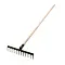 hrábě železné 12z, 33,5cm s násadou 140cm, PROFI, 465631