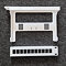 3D Tisk rackmount pro Fortinet Fortigate 60D/60E/60F, 61E/61F, díry pro keystone