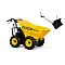 PROTECO motorový přepravník - DUMPER s radlicí na sníh, 6,5HP, 4x4, 400kg, 240l, 51.03-KM-400-RAD