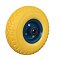 koleso k rudle 260mm, POLYURETÁN, neprepichnuteľné, kov. disk, guličkové ložisko, 100kg, KLP5016-05