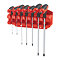 MILWAUKEE 4932498677 sada T-imbusů s kuličkou 2-8mm, 7-dílná, ComfortGrip, PH držák