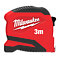 MILWAUKEE 4932498776 svinovací metr 3m-19, Compact gen. 2, 19mm šířka, nárazuvzdorný