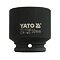 YATO hlavice nástrčná 3/4", 50mm, průmyslová, YT-1100