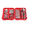 MILWAUKEE 4932498382 gola sada 1/4", 39-dílná, OP ráčnový klíč 8+10+13mm