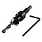 WOLFCRAFT predvrták so záhlbníkom 4,5-12mm, špeciálne na montáž terás, 2545000