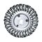 PROTECO kartáč okružný 115mm M14 vrkočový Fe 0.5mm 10.2360-115