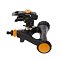 FISKARS 1023656 zavlažovač impulzný s kolieskami, kovový, s priemerom 26m