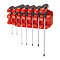 MILWAUKEE 4932498690 sada T-TORX klíčů T9-T40, 7-dílná, ComfortGrip, PH držák