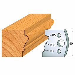IGM F026-081 profilovací nože, pár 40*4mm