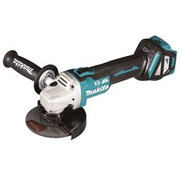 MAKITA DGA514ZJU aku úhlová bruska 125mm, 18V XPT, elektronika 3000-8500 ot./min, systainer
