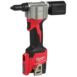 MILWAUKEE M12 BPRT-201X aku nýtovačka 12V/2Ah, nýty 2,4-3,2-4,0-4,8mm, Al, Fe, 1,88kg