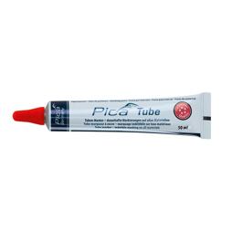 PICA Tube popisovač guľôčkový v tube, mosadz hrot s nerez guľôčkou 3mm ČERVENÝ PC-575/40