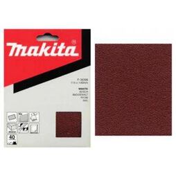 MAKITA P-36407 brúsny papier 114*140mm, K80, 10ks, nedierovaný, bez zipsu