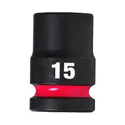MILWAUKEE 4932480309 hlavica nástrčná priemyslová 1/2", 15mm, SHOCKWAVE