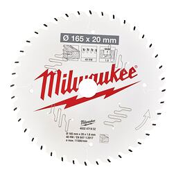 MILWAUKEE 4932471932 pílový kotúč 165*20*1,6mm, 40Z ATB