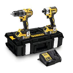 DeWalt DCK266P2 aku sada DCD796+DCF887, 18V/2*5Ah, Tough