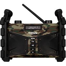 NAREX Camouflage CBT-02 aku rádio 7,2V/4,8Ah, 100-240V, Bluetooth