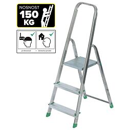 KRAUSE schůdky Al 3 nosnost 150kg 10.6613-KR