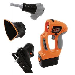 SMOBY přímočará pila-vrtačka-bruska, BLACK+DECKER, baterie 2*AA, SM360102