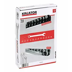 KREATOR sada klíčů očko/otevřený 8-22mm 12ks KRT500009