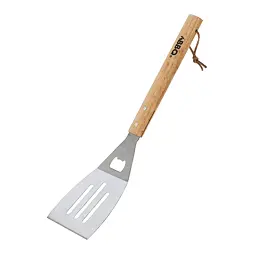 obracečka grilovací BBQ 41cm, nerez + dřevěná rukojeť 385166