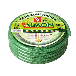 VALMON hadice 1122 1" (25,4/32mm) opletená transparentní zelená, balení 15m, 486059