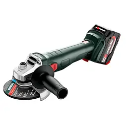 METABO W 18 L 9-125 Q aku úhlová bruska 125mm 18V/2*5,2Ah Li-Power, MetaBox165L