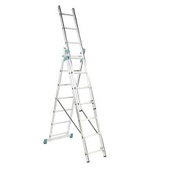 ALVE 7808 žebřík trojdílný na schody EUROSTYL 3*8 230/513cm