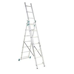ALVE 7607 rebrík trojdielny EUROSTYL 3*7 201/399cm