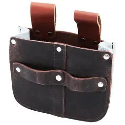 4CZech hřebíčenka jednodílná kožená, 150*120*60mm, poukta na nářadí, bez opasku, 4CZ-L-H90