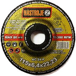 NÁSTROJE CZ 115*6,4mm brusný kotouč na kámen IM-2-115-6,4