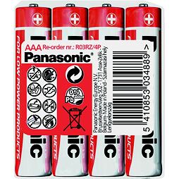 PANASONIC R03RZ AAA batérie mikrotužka 1ks