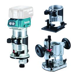 MAKITA DRT50ZJX2 aku kombinovaná frézka s příslušenstvím 18V bez baterie, kleštiny 6+8mm