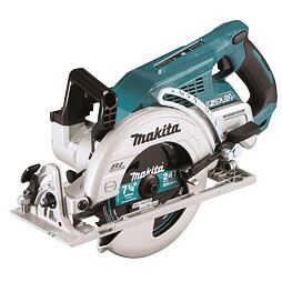 MAKITA DRS780Z aku okružní pila 2*18V, prořez 65mm, kotouč 185*30m, zadní rukojeť, bez baterie