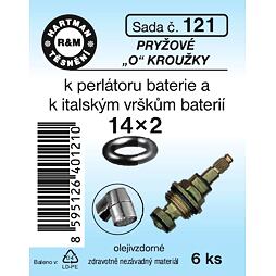 HARTMAN těsnění "O" k perlátoru 14*2mm, sada č. 121